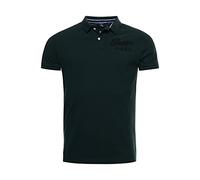 Superdry SUPERSTATE S/S Polo, Vert Jungle, XL Homme