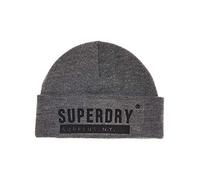 Superdry Surplus Silicone Beanie Bonnet, Gris (Grey Marl 07q), OS Homme