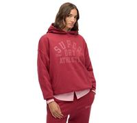 Sweatshirt à capuche femme Superdry Athletic Essentials Relax Rouge L