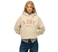 Superdry Sweat-shirt à capuche femme Athletic Essentials Relax Marron XS