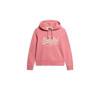 Superdry Sweat à Capuche brodé VL Graphic Maillot de survêtement, Rouge (Coral Red Marl), 36 Femme