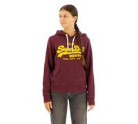 Superdry Chenille Vl Graphic Hoodie Rouge 2XS Femme