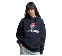 Superdry Sweat à Capuche Code Sl Stacked Apq Os