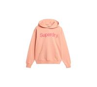 Superdry Sweat à capuche Core City pour femme avec logo, Pêche, rose ambré, 36