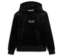 Sweatshirt Ã capuche ample en velours femme Superdry Country Club Noir XS