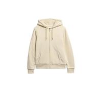 Superdry Borg Lined Full Zip Sweatshirt Beige XL Femme