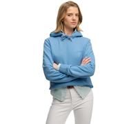 Superdry Essential Logo Embroidered Hoodie Bleu XS Femme