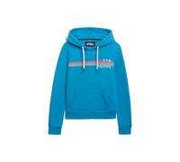Superdry Rainbow Stripe Hoodie Bleu XL Femme