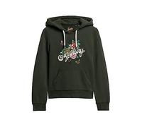 Superdry Sweat à Capuche pour Femme, Surplus Goods Olive Green, 38