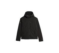 Superdry Sweat à Capuche Soft Shell Trekker JKT A2 Wind Family, Noir, L Homme