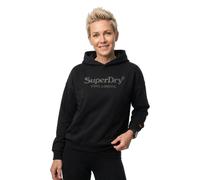 Sweatshirt à capuche décontracté métallisé femme Superdry Venue Noir XS
