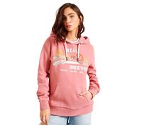 Sweat Ã capuche brossÃ© femme Superdry Vintage Itago Rose 36