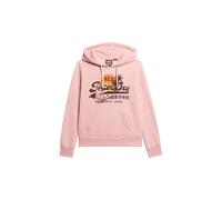 Superdry Sweat à Capuche VL Graphic R Maillot de survêtement, Rose (Somon Rosa Marga), 36 Femme