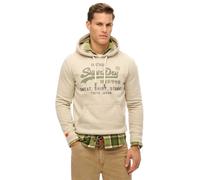 Superdry Sweat à capuche Vl Heritage Relaxed Hoodie Beige 2XL Homme