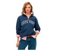 Superdry Pull 1/2 zip femme Athletic Collared Bleu Taille S
