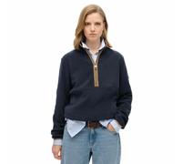 Superdry Sweatshirt Estate Fleece Half-Zip Femme Bleu Taille L