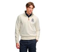 Sweatshirt half zip Superdry Gothic Beige L