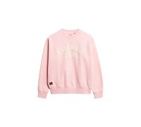 Superdry Sweat Applique Athletic Loose 1pe Romance Rose Pink XS
