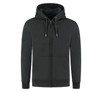 Superdry Sweat-shirt Borg zippé doublé – Homme Noir 2XL
