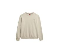 Superdry Sweat-shirt Essential Logo pour homme avec col rond, Beige clair pierre, M