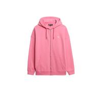 Superdry Sweat-shirt à capuche unisexe Studios zippé, Rose, 42