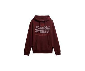 Superdry Sweat-shirt à capuche VL Duo Classic pour homme, Rouge, XL