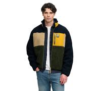 Superdry Sweat-shirt à Zip Colour Block Retro Fleece