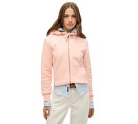 Superdry Sweat zippé Essential Logo Rose M Femme