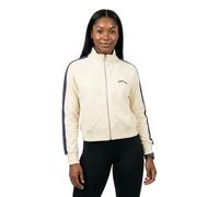 Superdry Essential Logo Track Full Zip Sweatshirt Beige L Femme