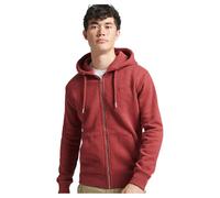 Sweatshirt Ã capuche brodÃ© zippÃ© Superdry Vintage Logo Rouge S