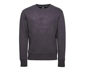 Superdry Sweat-shirt ample pour homme Expedition, ardoise, Medium