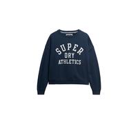 Superdry Sweat-shirt 'Athletic Essentials' marine / blanc, Taille M
