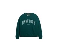 Superdry Sweat-shirt 'Athletic Essentials' menthe / sapin, Taille L