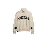 Superdry Sweat-shirt 'Athletic Essentials' noir / coquille d'oeuf, Taille XS