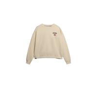 Superdry Athletic Relaxed Sweatshirt Beige L Femme