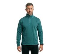 Superdry Sweatshirt Cotton Classic Pique Henley demi-zip Vert Homme L