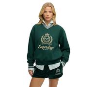 Superdry Sweatshirt femme Country Club Loose Vert Taille S