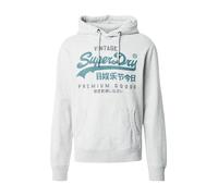 Superdry Sweat-shirt 'Duo Classic' gris foncé / gris chiné / pétrole, Taille S