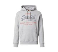 Superdry Sweat-shirt 'Heritage' bleu chiné / gris chiné / rouge chiné, Taille XL