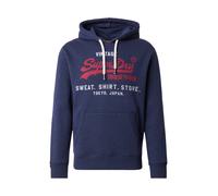 Superdry Sweat-shirt 'Heritage' marine / gris chiné / rouge carmin, Taille XXL