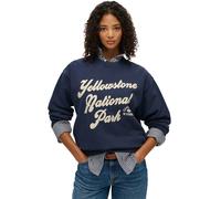 Sweatshirt femme Superdry Lo-fi Outdoor Bleu S