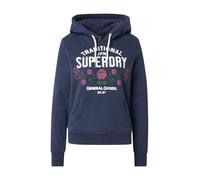 Superdry Sweat-shirt 'LOT 54' bleu marine / vert / rose foncé / blanc, Taille XL