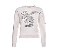 Superdry Sweat-Shirt Militaire Narrative pour Femme., Bone Nordique., 38