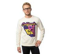 Sweatshirt ample fluo Superdry Travel Blanc XL