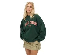Sweatshirt ample femme Superdry Location Vert M