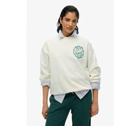 Superdry Sweatshirt Outdoor Mono Loos Fit Beige L Femme