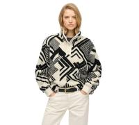 Superdry Sweatshirt demi-zip Super Soft femme Blanc Taille S