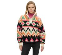 Superdry Polaire Super Soft Imprimé noir orange rose Femme XL