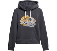 Superdry Sweat-shirt 'Tokyo' bleu cobalt / aqua / miel / gris foncé, Taille M