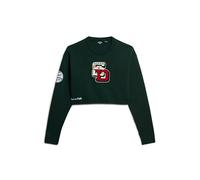 Superdry Pull court Varsity Vert Femme XL